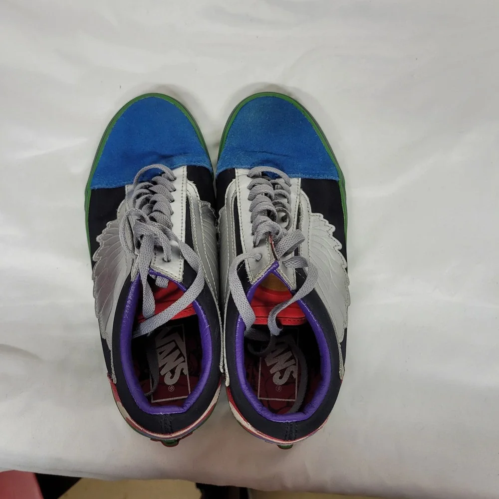 Vans x Marvel Old Skool Avengers Multi Captain America Thor Hulk M 7.5 W 9